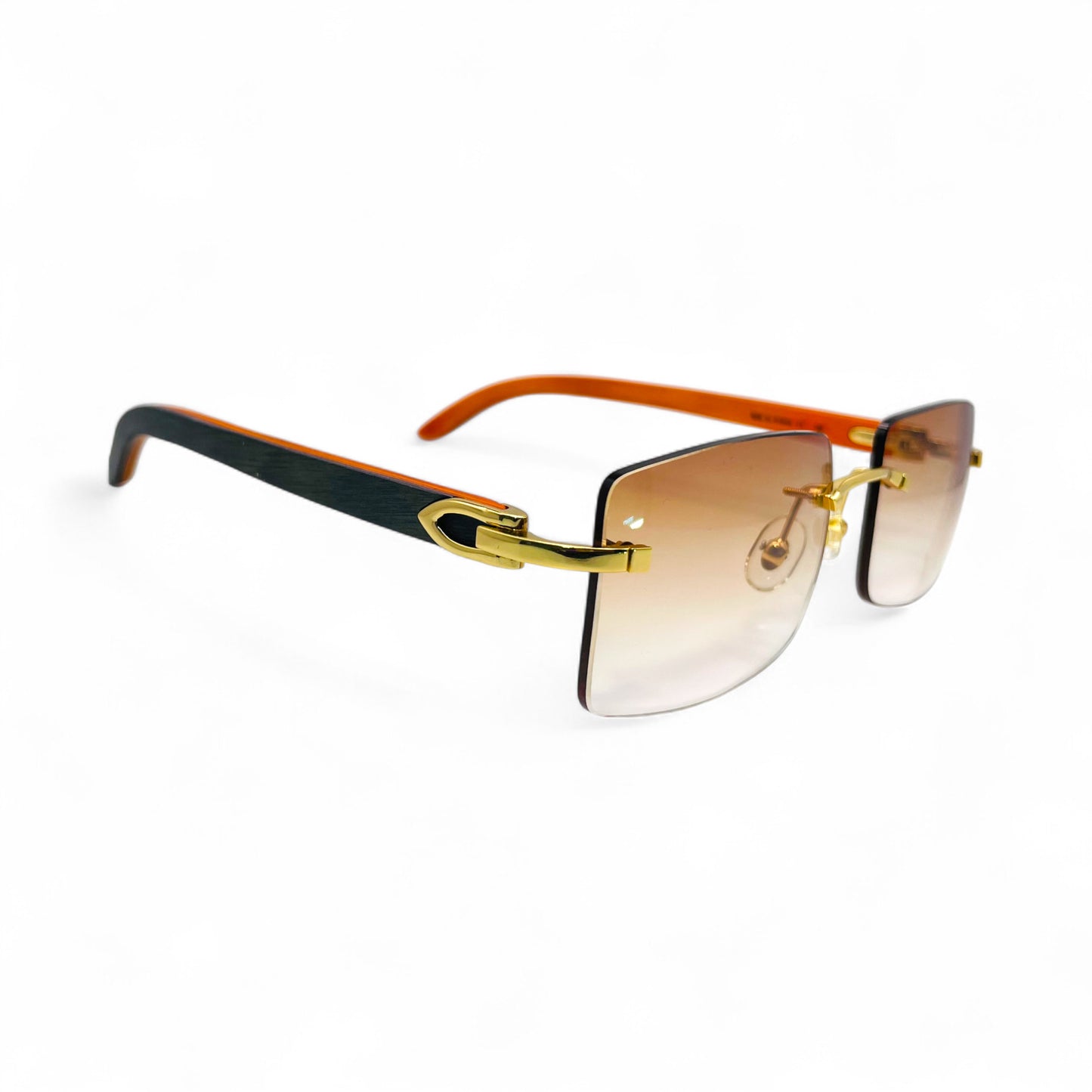 C Decor Woods - Rimless Wood Sunglasses (2010s)