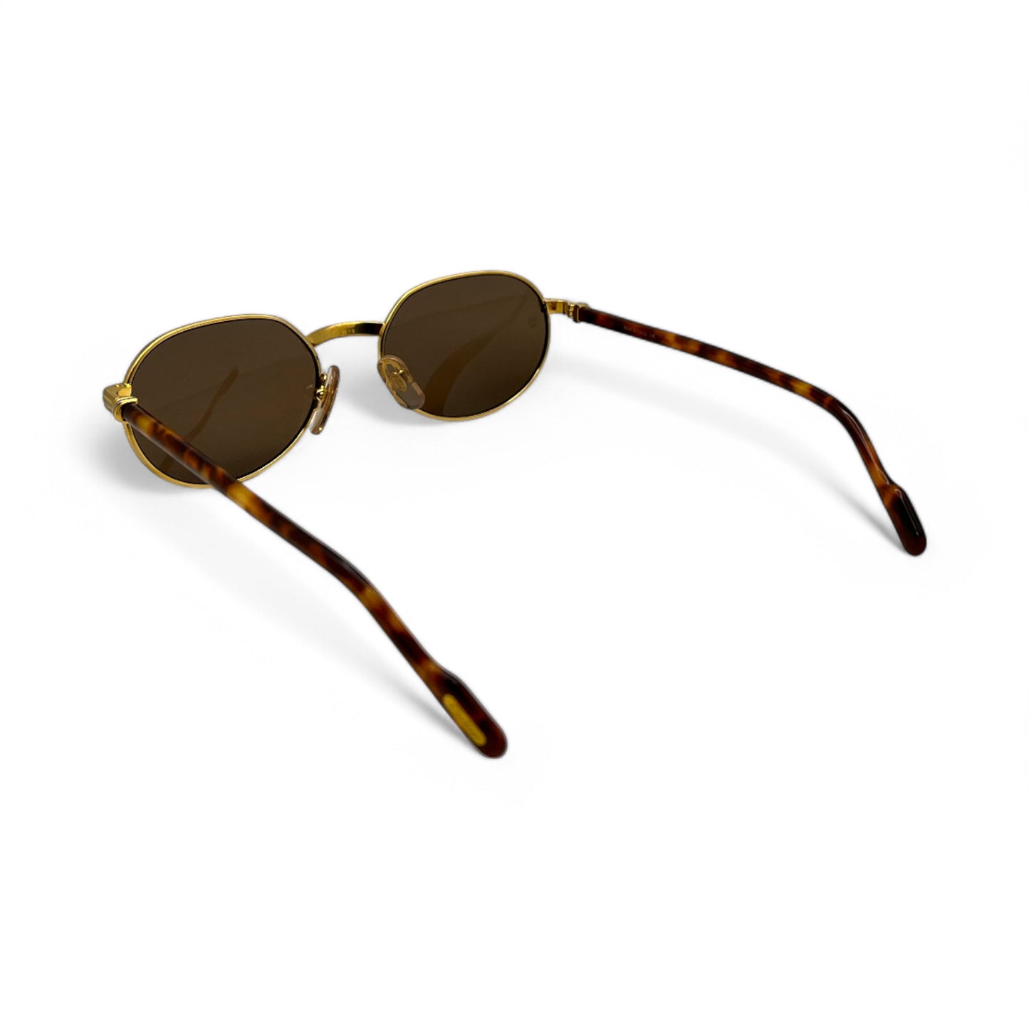 Cartier - Tortoise Acetate w/ Gold frame & Brown Lenses - Authentic