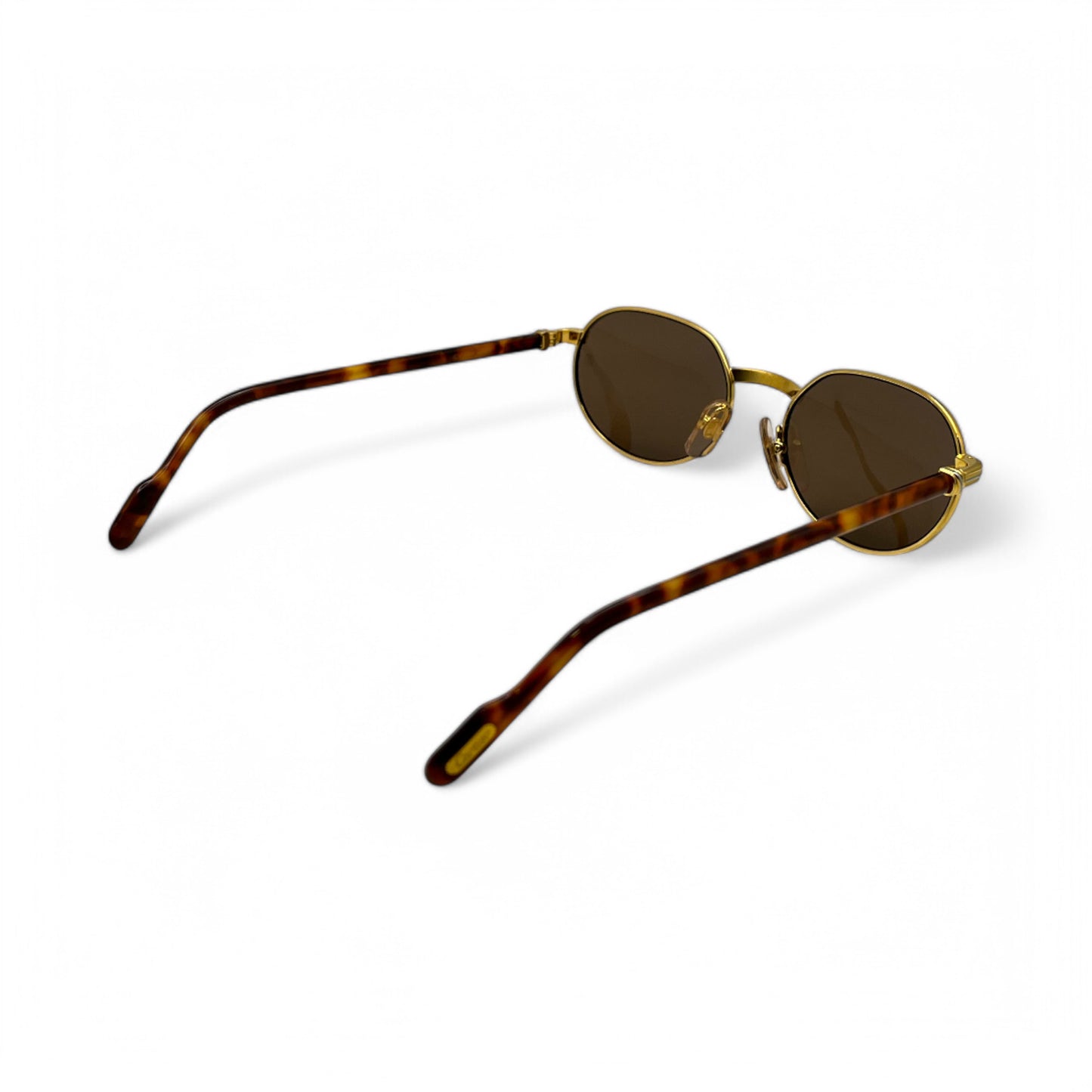 Cartier - Tortoise Acetate w/ Gold frame & Brown Lenses - Authentic