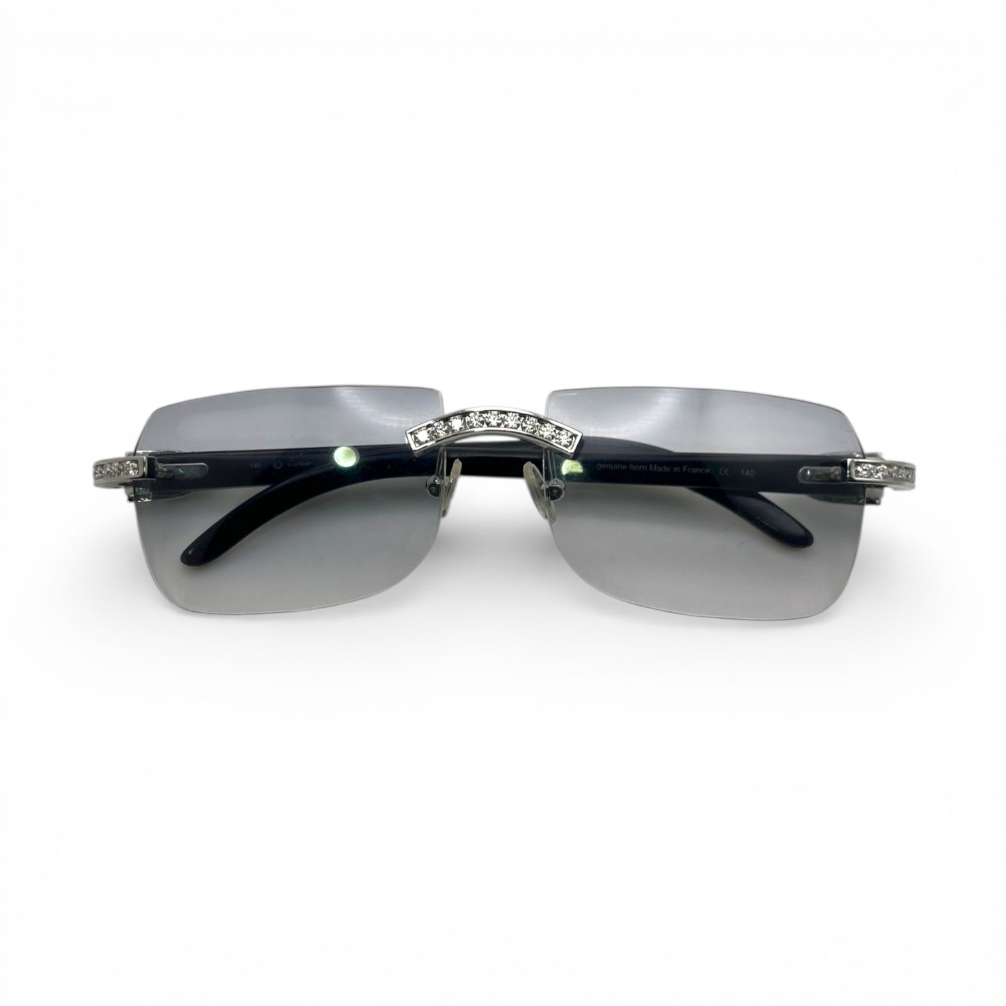 C Decor Iced - Custom Buffs & Woods Sunglasses w/ Diamonds Set (2020s) - Luxury Optical
