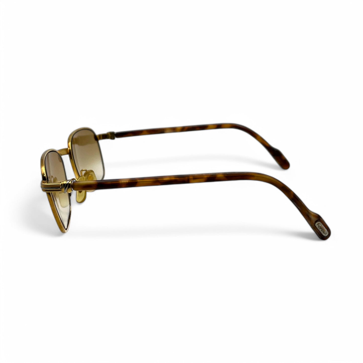 Cartier - Tortoise Acetate w/ Gold frame & Light Brown Lenses - Authentic