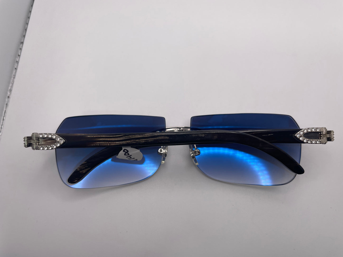 Cartier C Décor - Square Silver w/ Black Buffs - AR Square Lenses - Luxury Optical