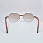 Bagatelle - Silver Woods w/ Light Brown Lenses - Diamonds Prong Bridge