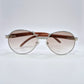 Bagatelle - Silver Woods w/ Light Brown Lenses - Diamonds Prong Bridge