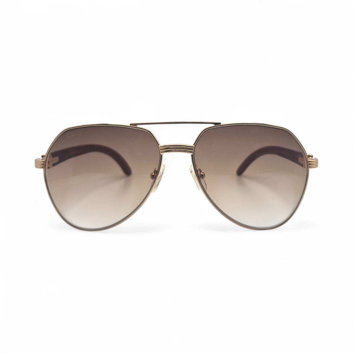 CT0272S Santos Aviators Sunglasses - Woods w/ Faded Lenses