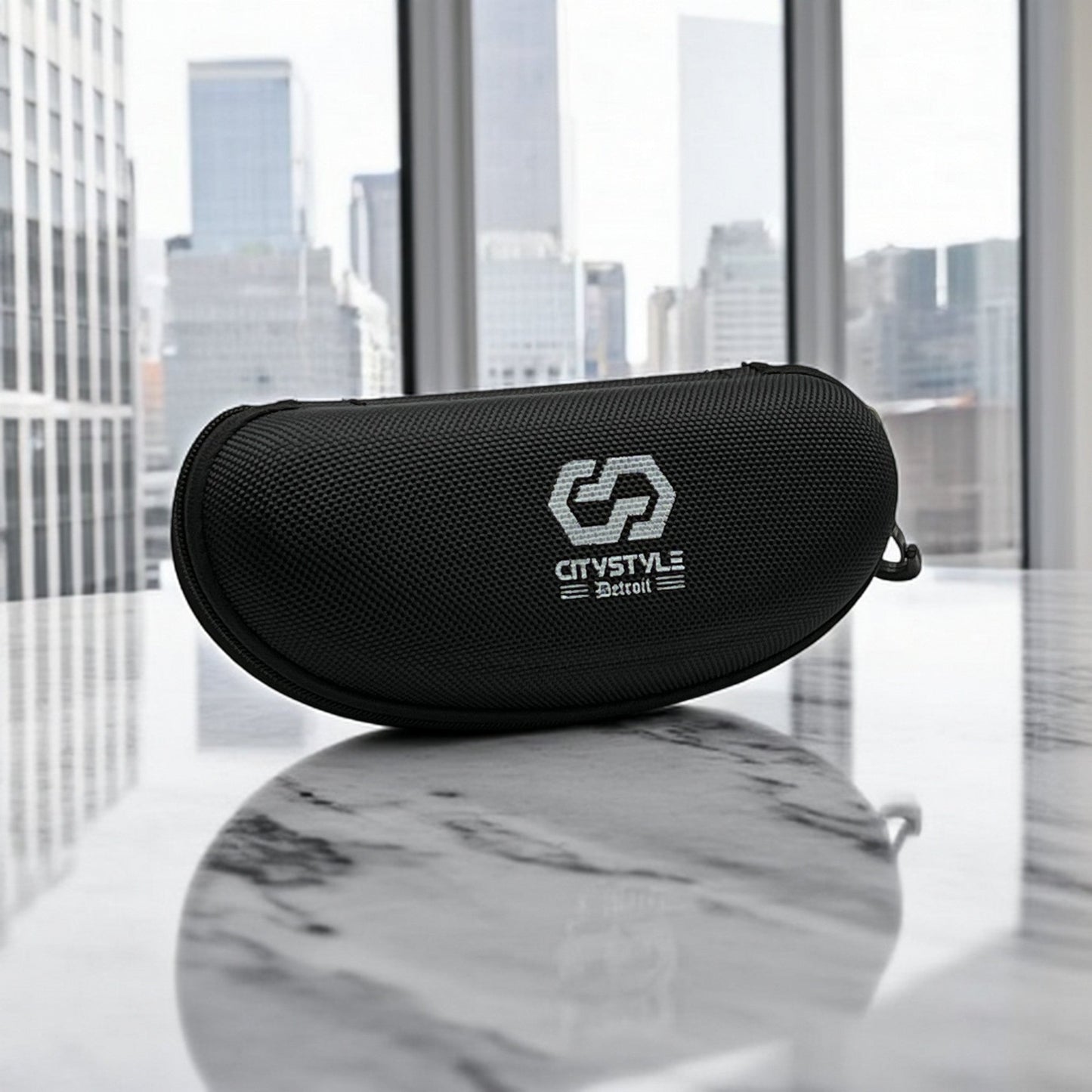 CS313 Glass Case - Black - Luxury Optical