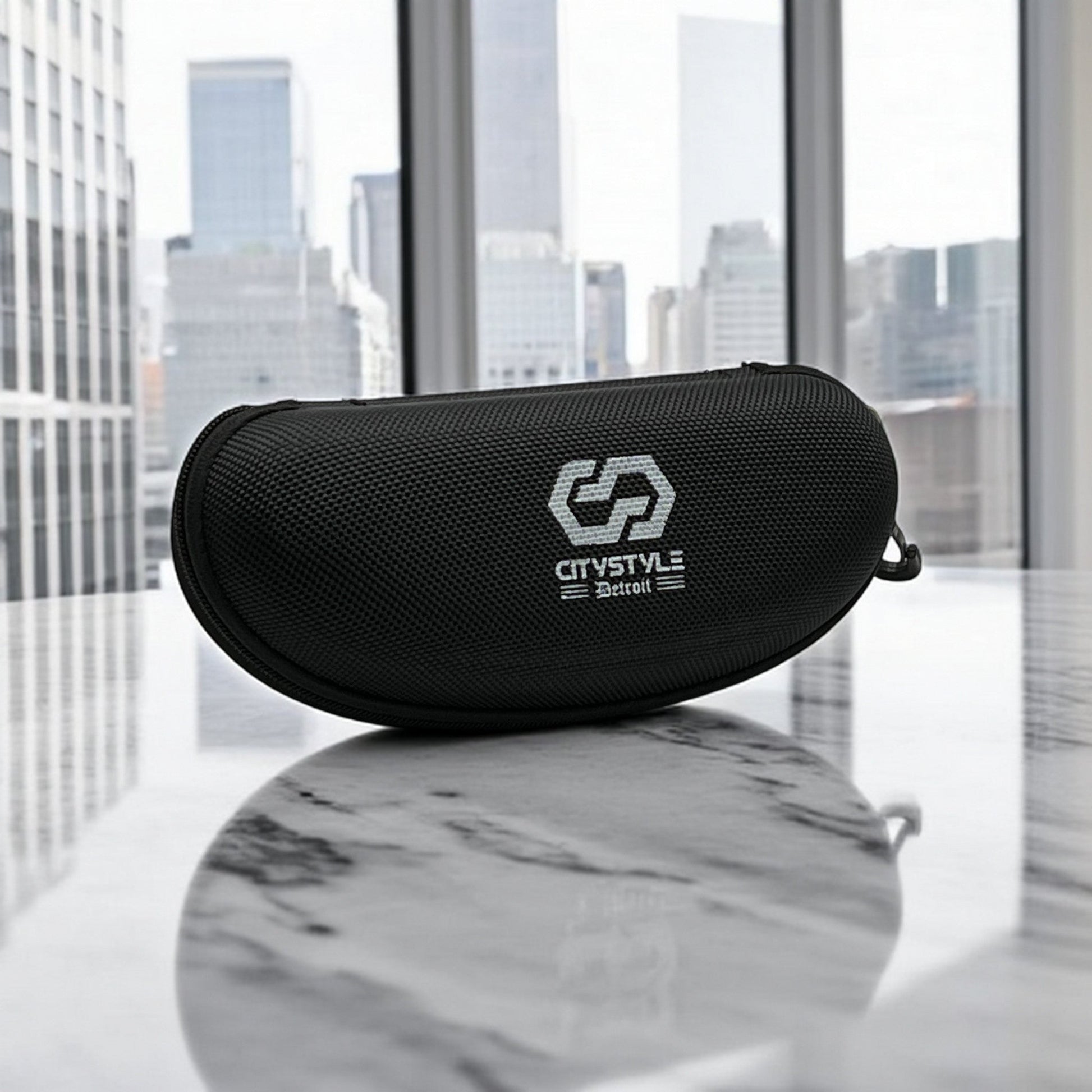 CS313 Glass Case - Black - Luxury Optical