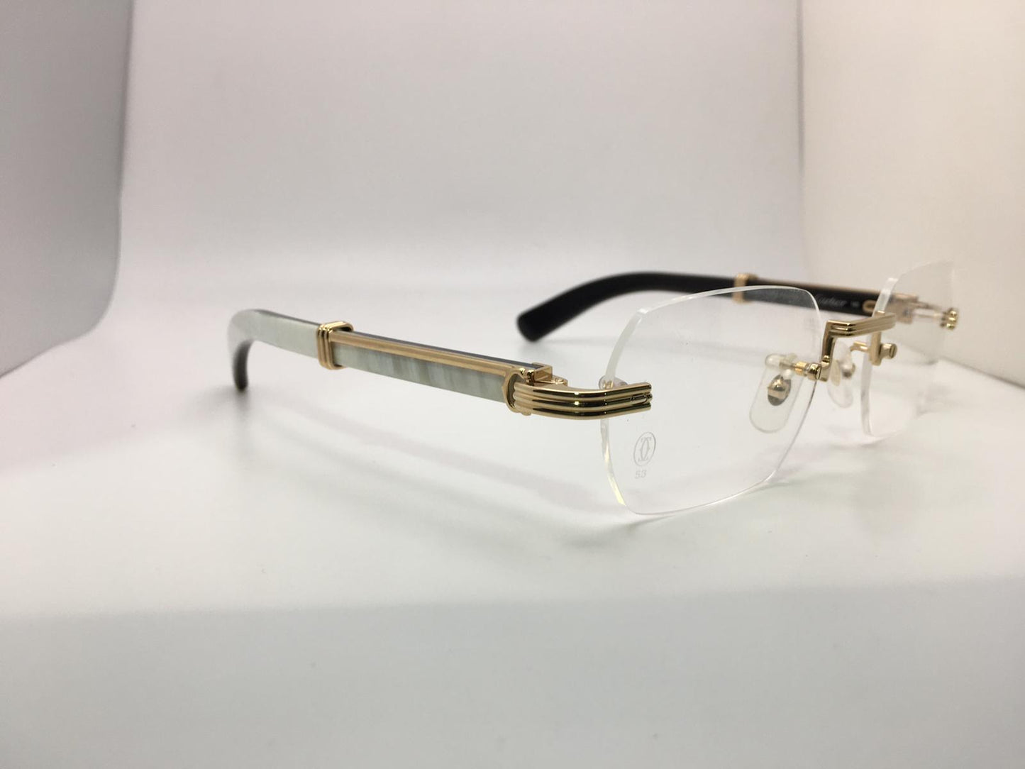 Cartier Gold White Horn Buffalo - Registered Authentic