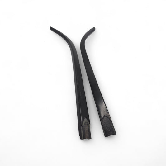 C Decor Old Skool Temples - Polished Black Buffs