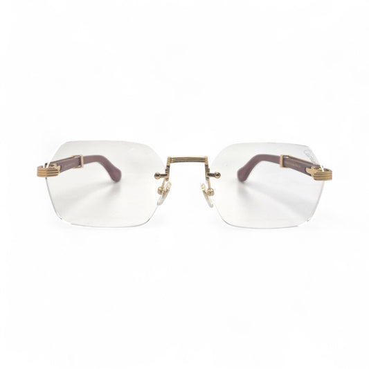 CT0362S Premiere - 56-21 Gold Brown Woods Eyeglasses (2023)