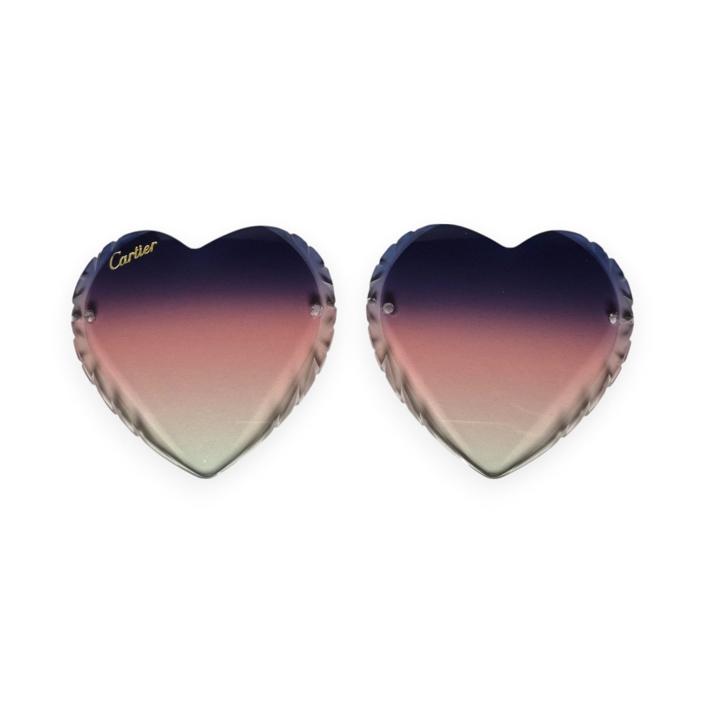 Kardias Lenses (58) - Blue to Pink Gradient (Diamond Cut) - Luxury Optical