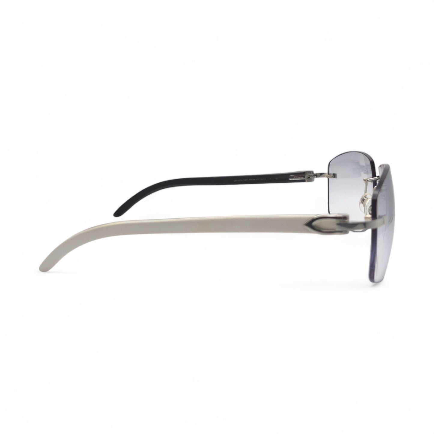 C Decor Buffs - Silver White Genuine Horn Sunglasses (2020s)