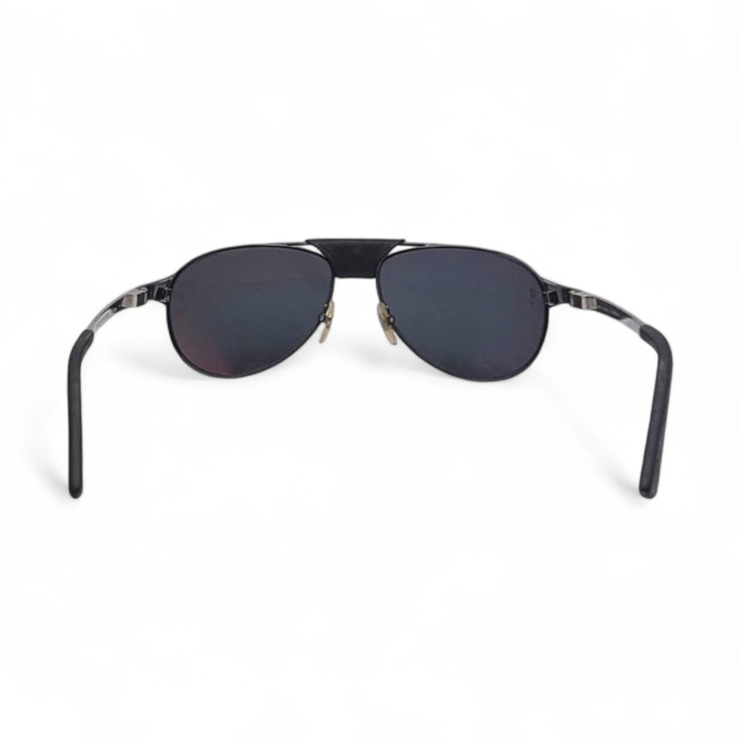 CT0034S Authentic Cartier Santos - Gunmetal Aviator Wires Sunglasses (2010s)