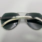 2023 Santos Aviators - Silver Buffs w/ Dark Green Faded Lenses