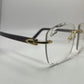 C Decor - Gold Dark Brown Marbles w/ Clear Lenses