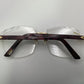 C Decor - Gold Dark Brown Marbles w/ Clear Lenses