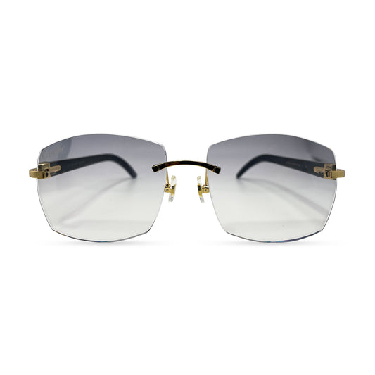 C Decor - Gold Black Buffs w/ Ligh Gray Faded Lenses