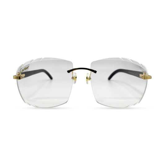 C Decor - Gold Black Buffs w/ Clear Lenses