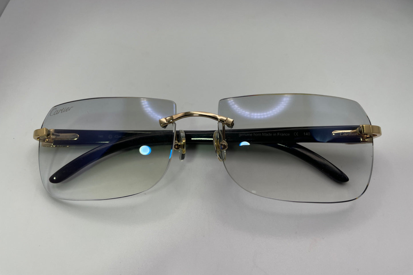 C Decor - Gold Black Buffs w/ Light Gray Faded Lenses