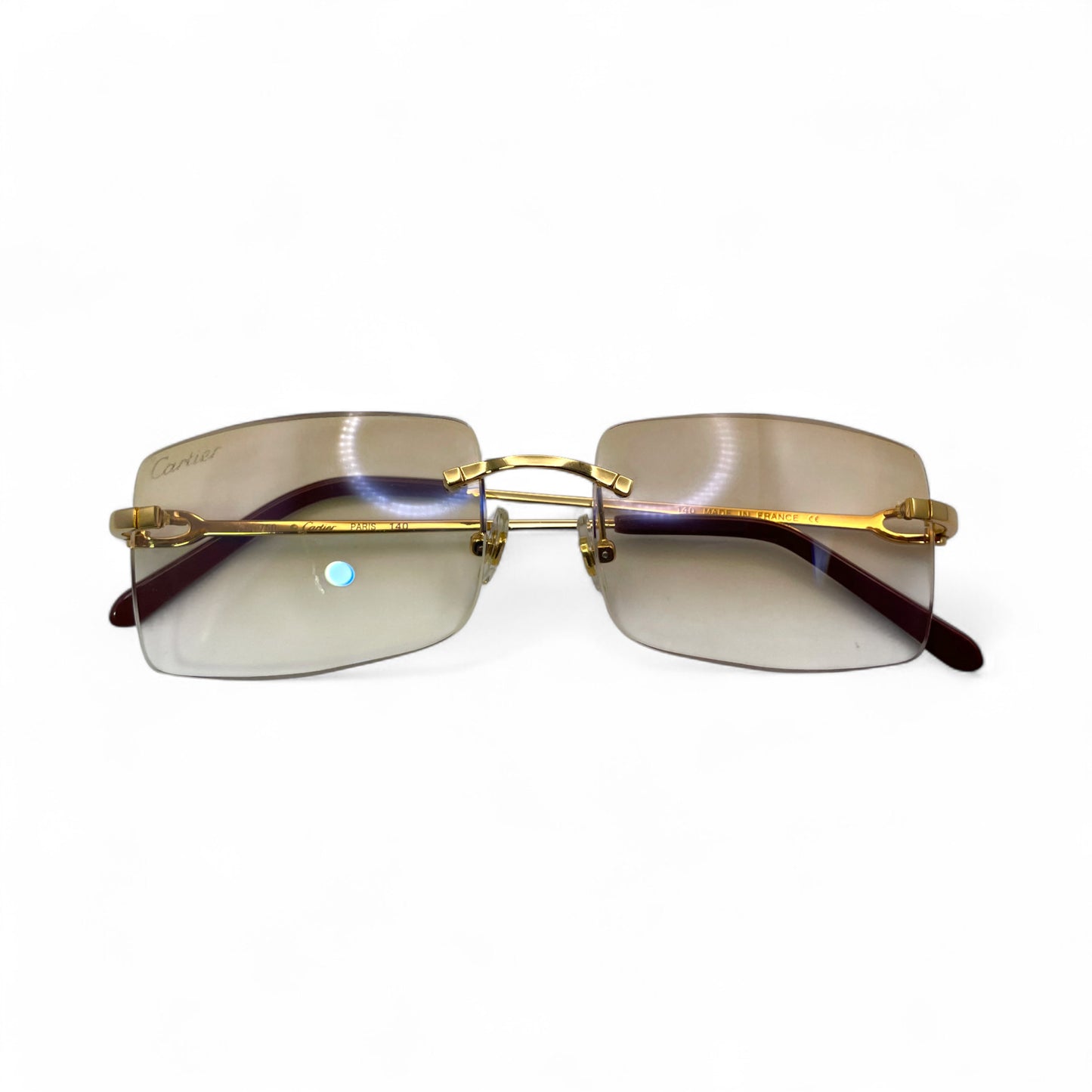 C Decor Wires - Rimless Sunglasses w/ Brown Lenses (2010)