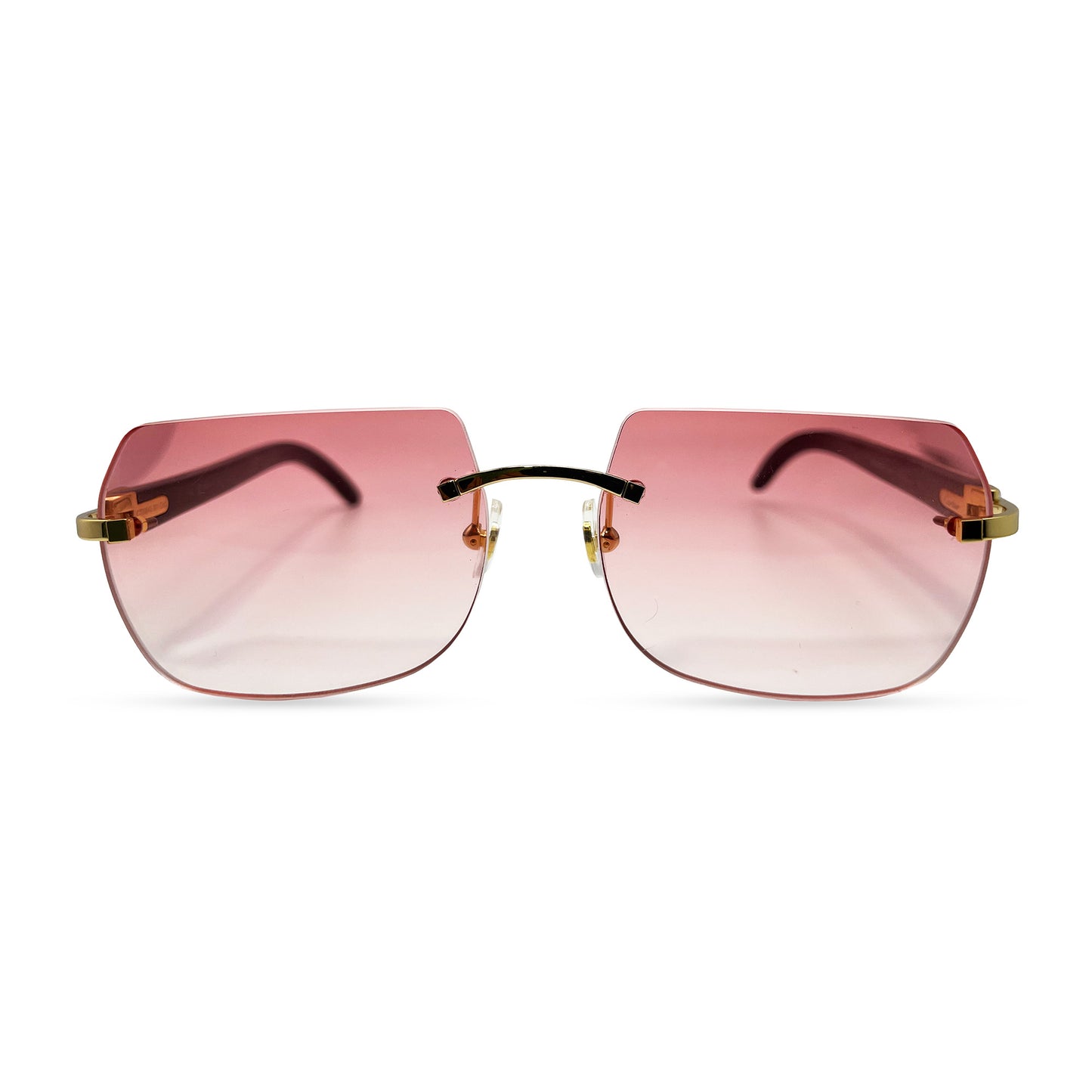 C Decor - Gold White Buffs w/ Fresh Pink Faded Lenses