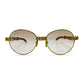 Cartier - Gold Woods w/ Light Hennessy Brown Faded Lenses & Diamonds - Authentic