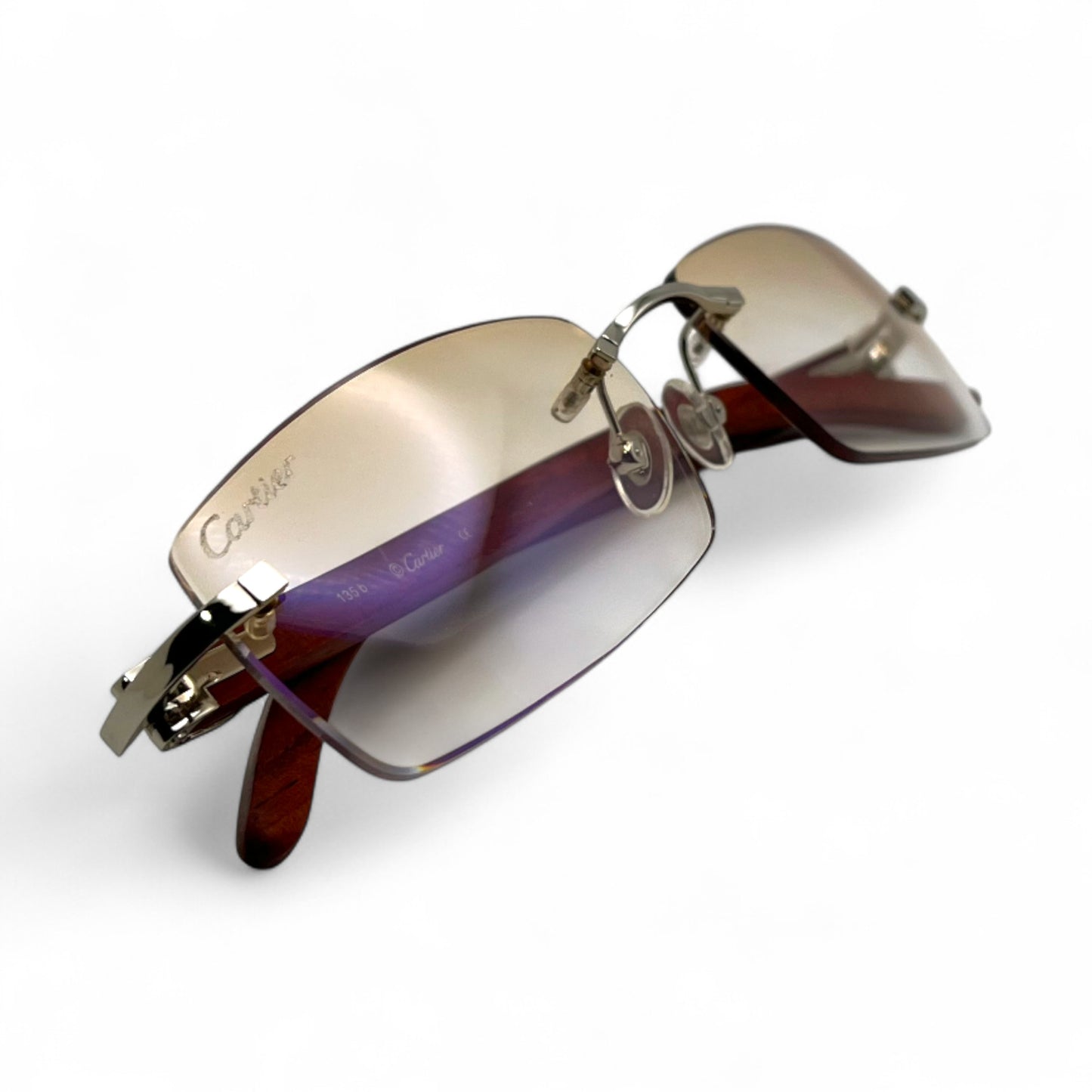 C Decor Woods - Silver Woods Sunglasses w/ Cart 1 Lenses (2010s)