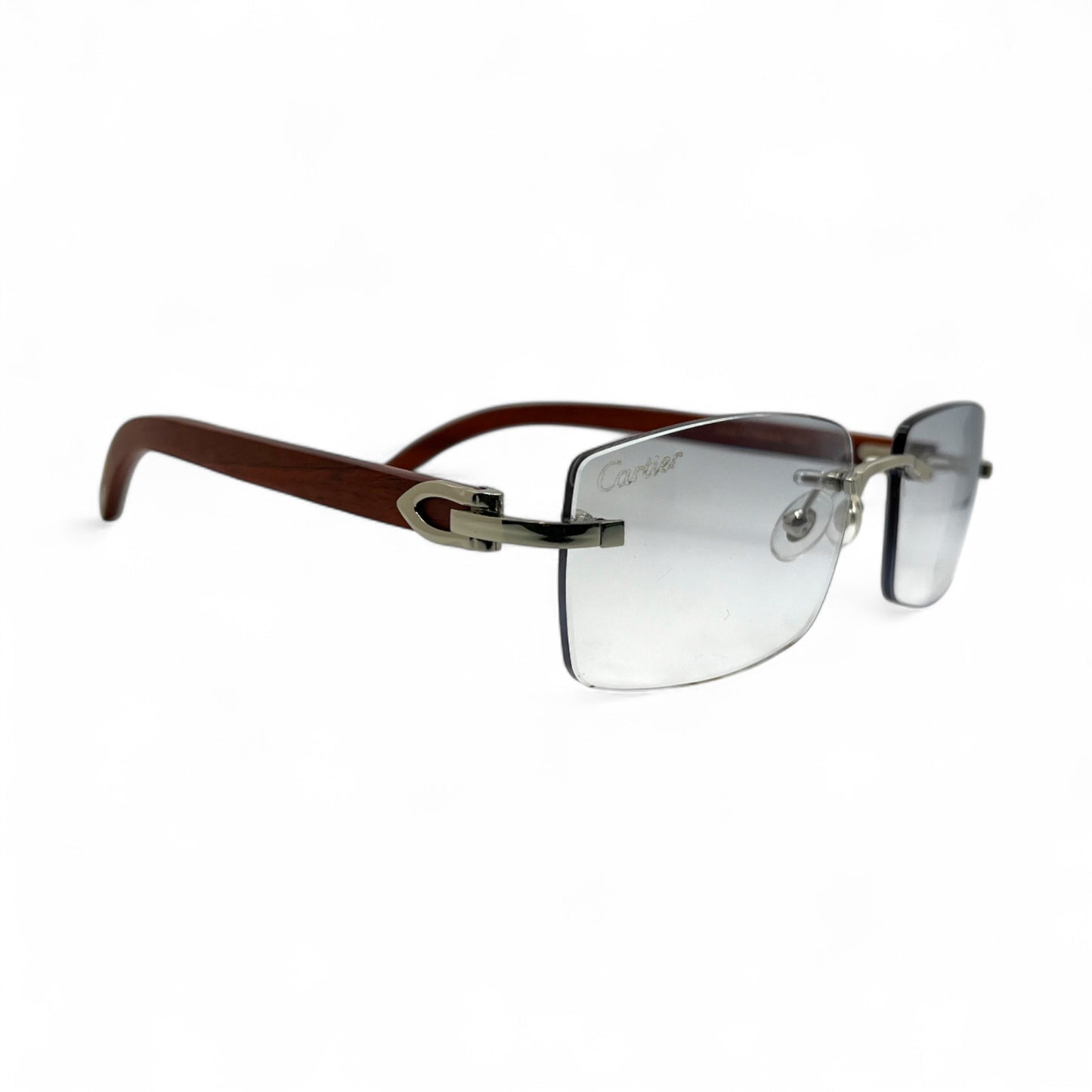 C Decor Woods - Silver Woods Sunglasses w/ Cart 1 Lenses (2010s)