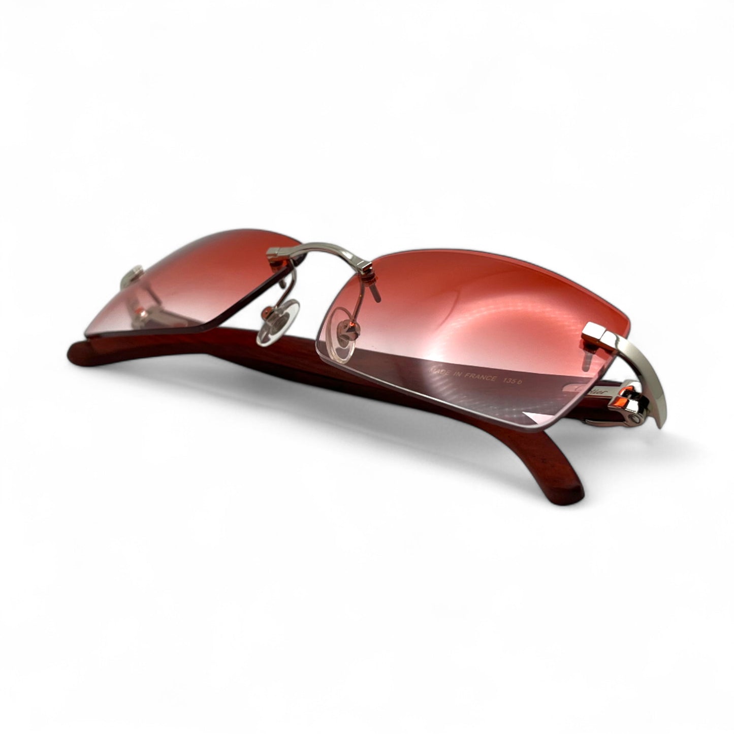 C Decor Woods - Silver Woods Sunglasses w/ Cart 1 Lenses (2010s)