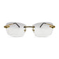 Cartier - Gold Wires w/ Clear Lenses - Authentic