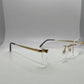 Cartier - Gold Wires w/ Clear Lenses - Authentic