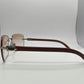 Cartier - Silver Black Horns w/ Light Hennessy Brown Faded Lenses - Authentic