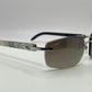 Cartier - Silver White Horns w/ Dark Brown Lenses - Authentic