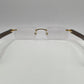 Cartier - Gold Woods w/ Clear Lenses - Authentic