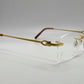 Cartier - Gold Wires w/ Clear Lenses - Authentic