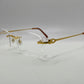 Cartier - Gold Wires w/ Clear Lenses - Authentic