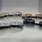 C Decor - Silver Black Buffs w/ Light Brown Faded Lenses