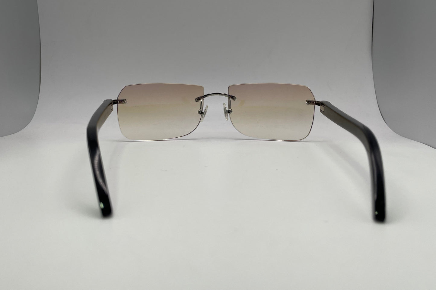 C Decor - Silver Black Buffs w/ Light Brown Faded Lenses