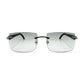 C Decor - Silver Black Buffs w/ Light Gray Faded Lenses