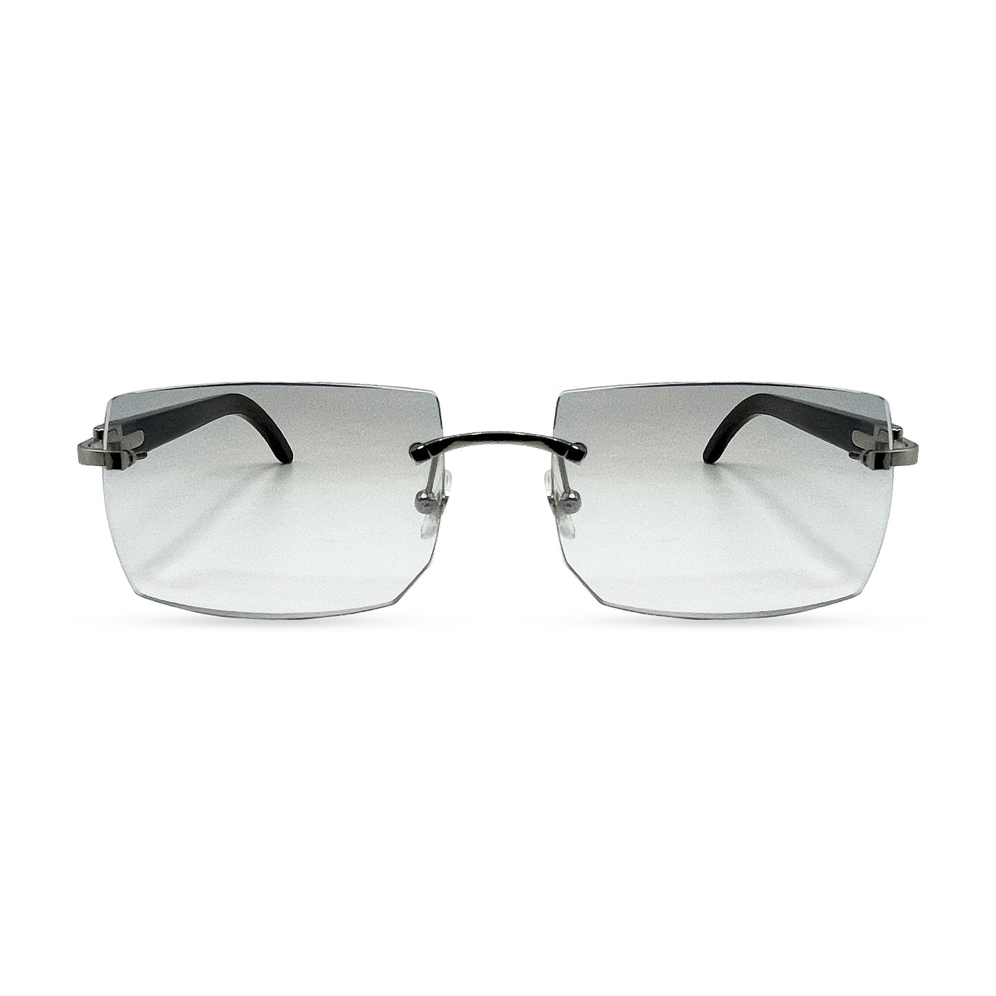 C Decor - Silver Black Buffs w/ Light Gray Faded Lenses