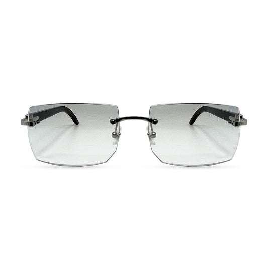 C Decor - Silver Black Buffs w/ Light Gray Faded Lenses