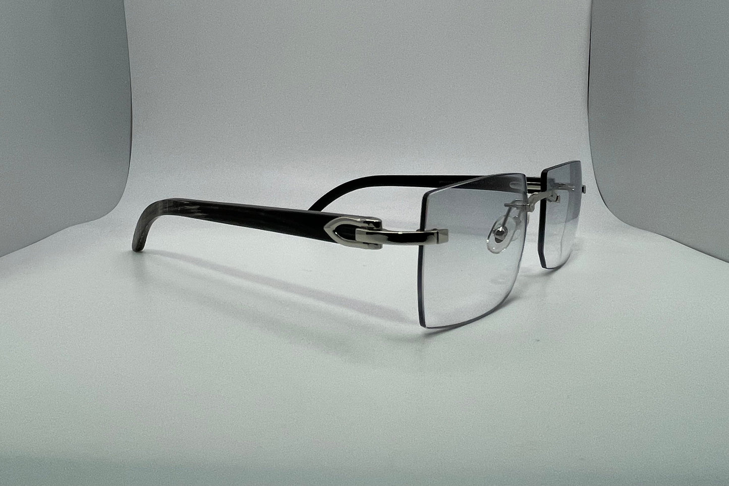 C Decor - Silver Black Buffs w/ Light Gray Faded Lenses