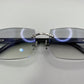 C Decor - Silver Black Buffs w/ Light Gray Faded Lenses