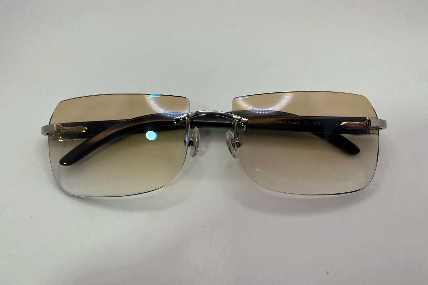 C Decor - Silver Black Buffs w/ Light Brown Faded Lenses