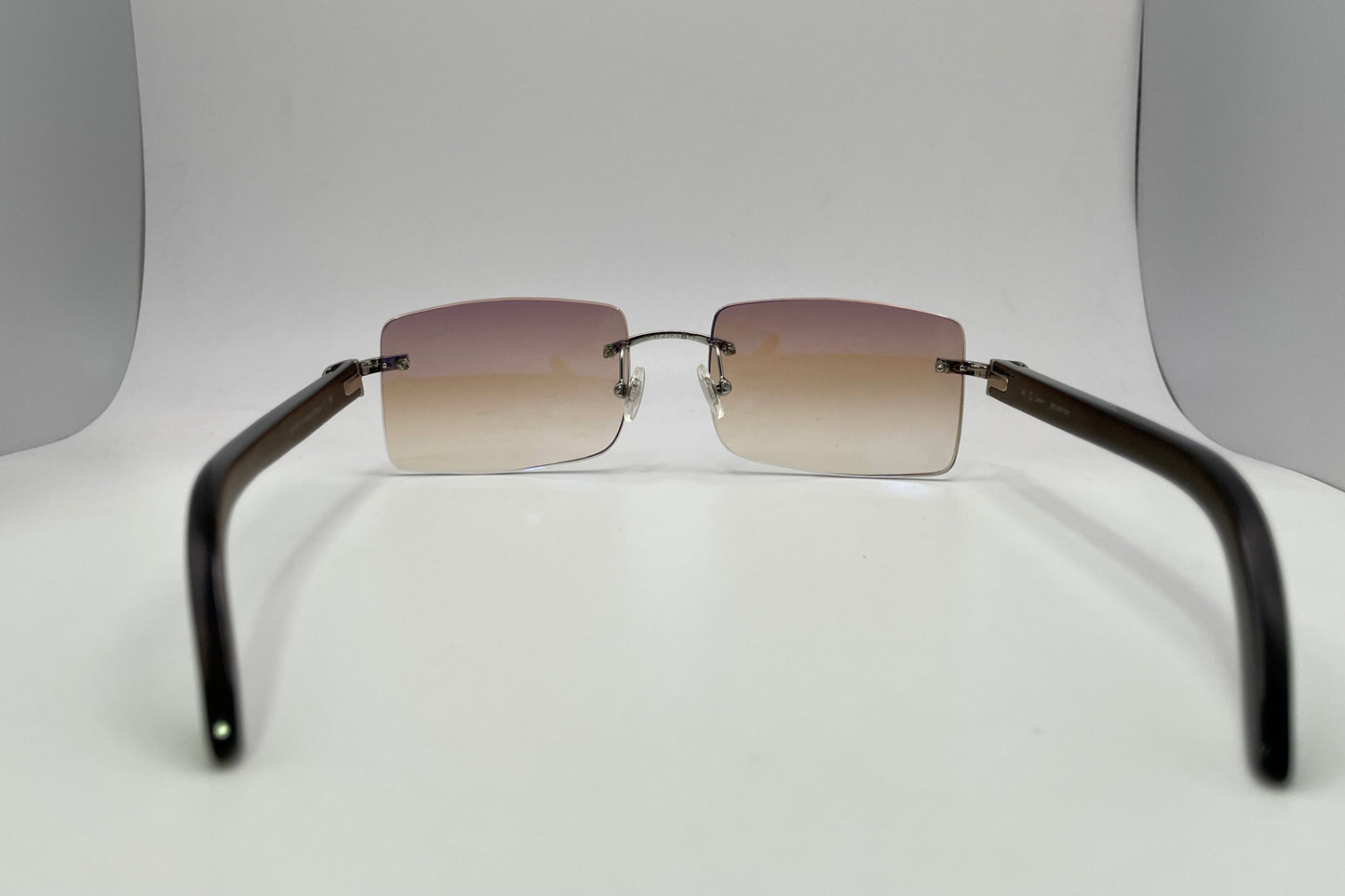 C Decor - Silver Black Buffs w/ Brown Faded Lenses