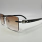 C Decor - Silver Black Buffs w/ Brown Faded Lenses