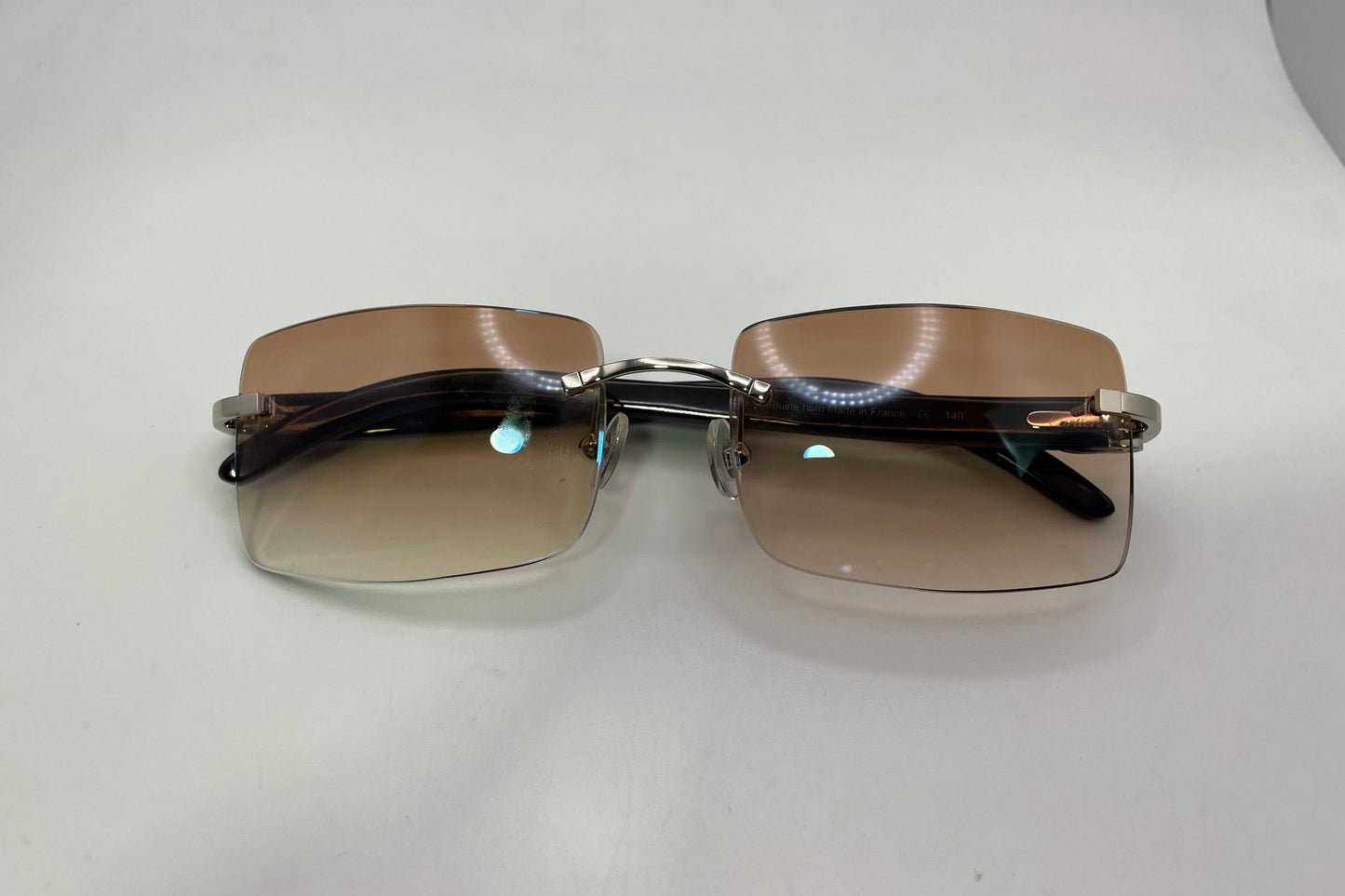 C Decor - Silver Black Buffs w/ Brown Faded Lenses