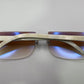 C Decor - Silver White Buffs w/ Brown Faded Lenses