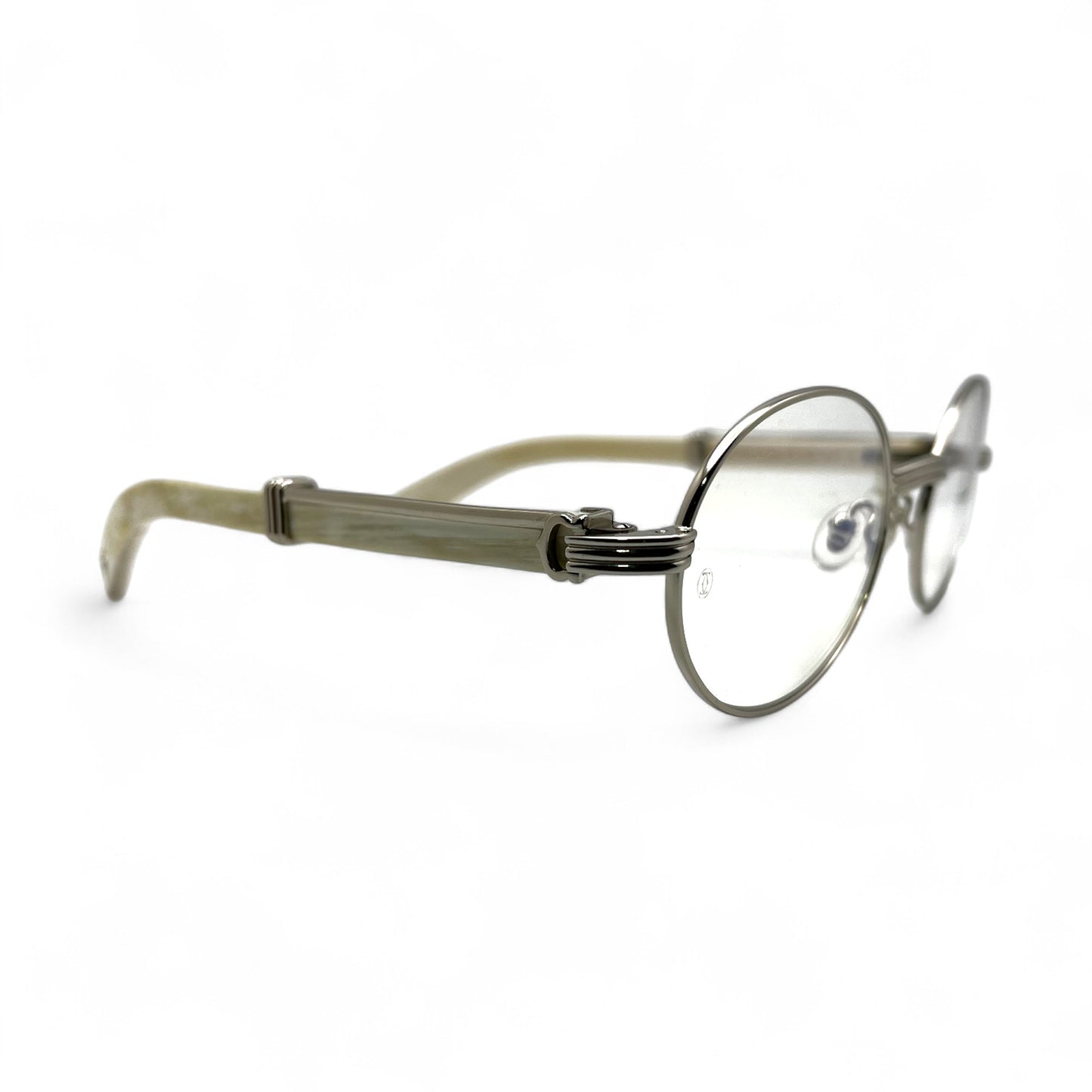 CT0464S Giverny Eyeglasses - 53-22 Genuine Horn Sunglasses w/ Oval Lenses (2025)