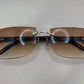 C Decor - Silver White Buffs w/ Brown Faded Lenses